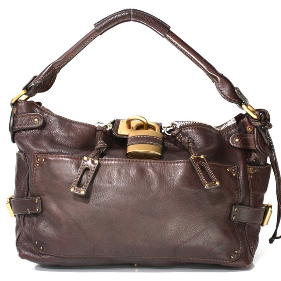 Chloe Handbags - CHLOE PADDINGTON BROWN LEATHER SATCHEL